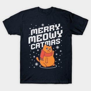 Merry Meowy Catmas T-Shirt